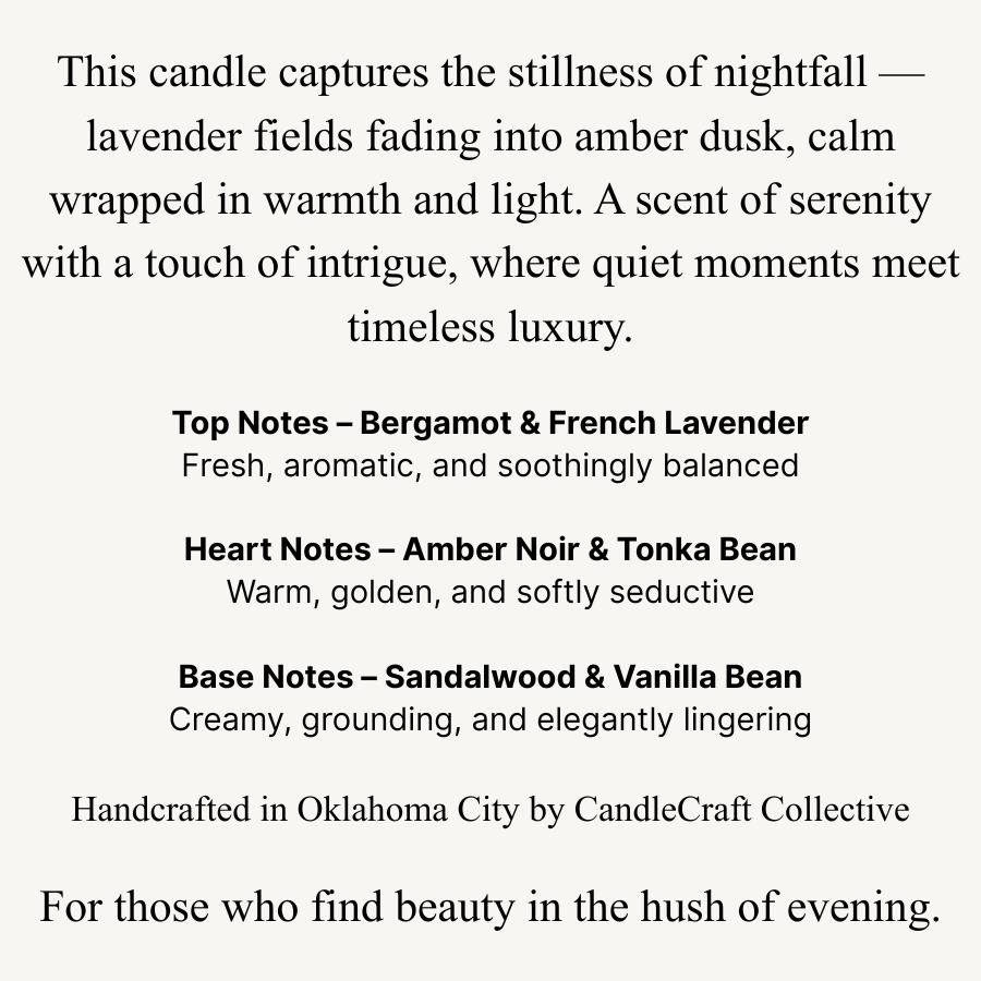 Lavande Noire – Studio Series Candle