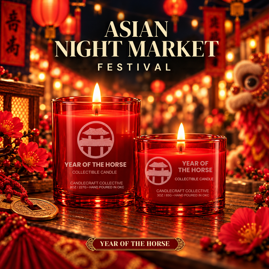 Year of the Horse — Asian Night Market Festival Candle